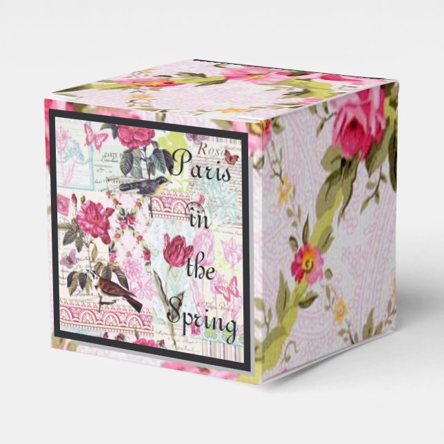 Paris in the Spring Favor Box (Front Side)