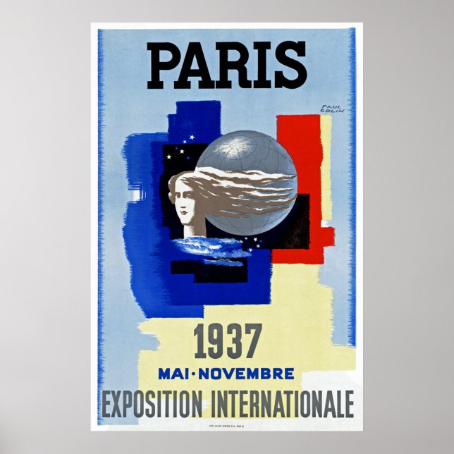 Paris International Exposition Poster (Front)