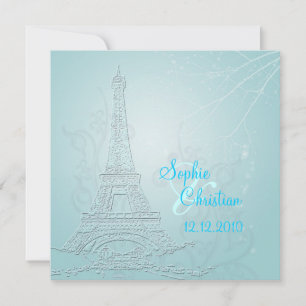Paris, invitations à des mariages d'hiver