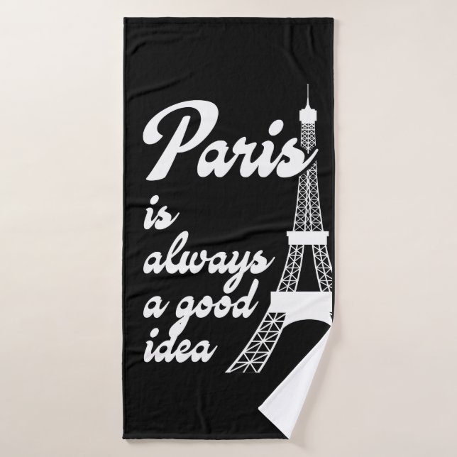 Paris is always a good idea bath towel (Bath Towel)