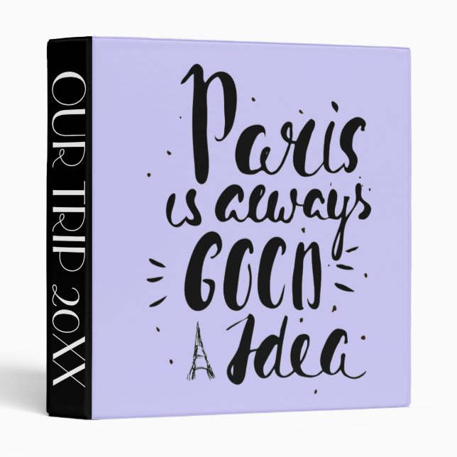 Paris Is Always A Good Idea Binder (Front/Spine)