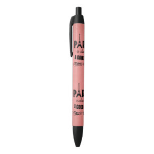 Paris is always a good idea black ink pen
