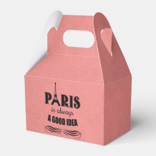 Paris is always a good idea favor box