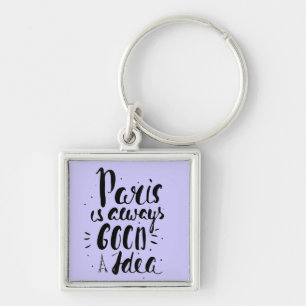 Paris Is Always A Good Idea Keychain