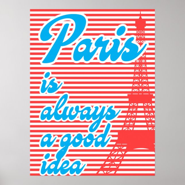Paris Is Always A Good Idea, summer poster, Poster (Front)