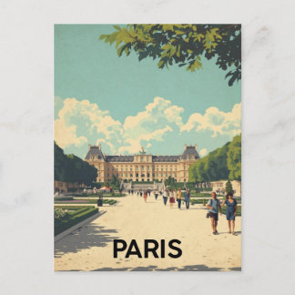 Paris Jardin des Plantes Postcard