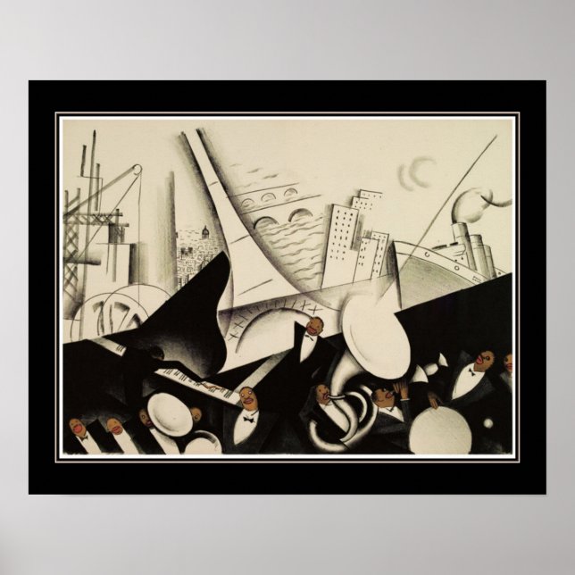 Paris Jazz ca. 1925 Art Déco (Devant)