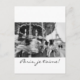 Paris, je t'aime ! Carte postale