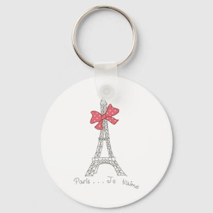Paris...Je t'aime Keychain