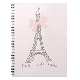 Paris je t'aime notebook