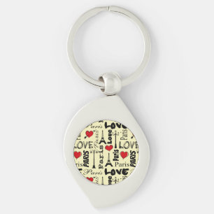 Paris Keychain