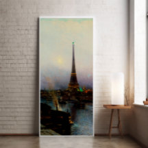 Paris la nuit avec la Tour Eiffel