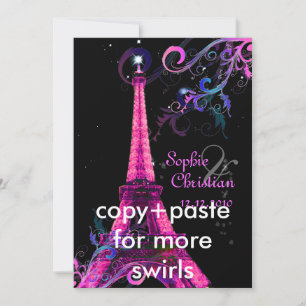 Paris La Nuit, invitations à un mariage dans une t