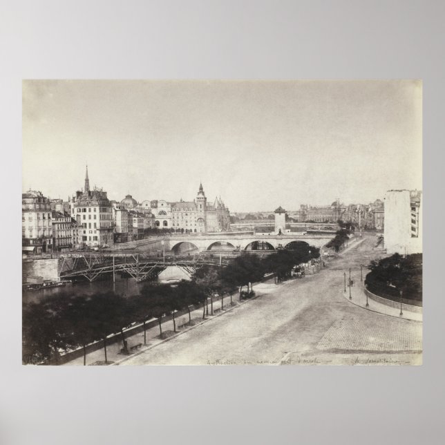 Paris La Seine Pont  – Bridge Poster (Front)