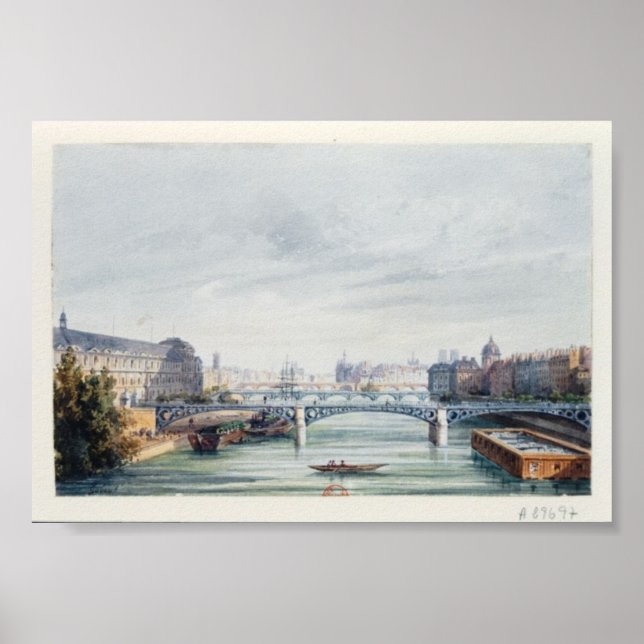 Paris La Seine Pont  – Bridge Poster (Front)