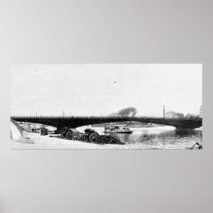 Paris La Seine Pont  – Bridge Poster