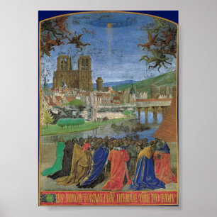 Paris La Seine Pont Notre-Dame Poster