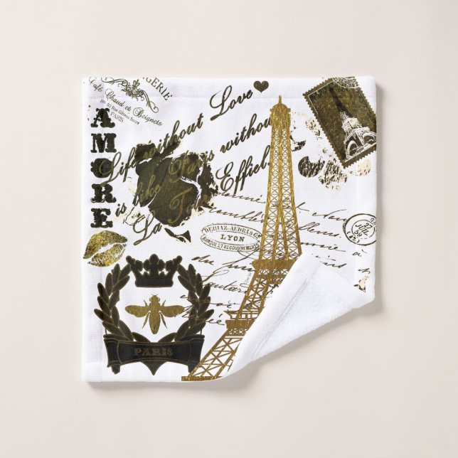 Paris: :La Tour Eiffel Wash Cloth (Wash Cloth)
