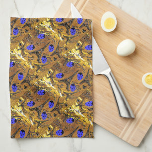 PARIS LADYBUGS KITCHEN TOWEL