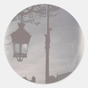 PARIS lamp post LANDSCAPE STICKERS