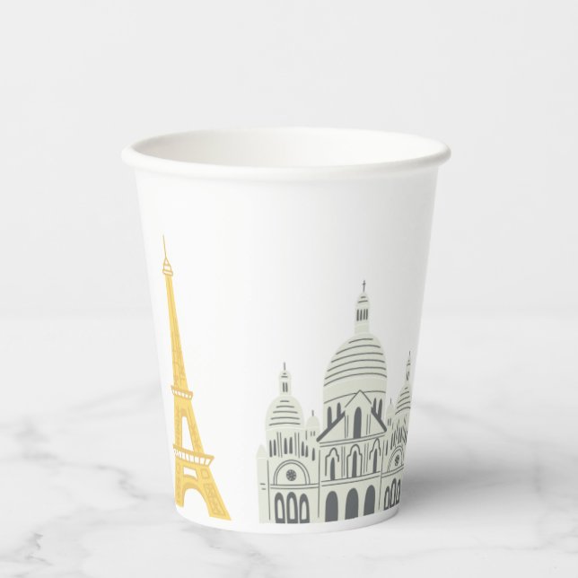 Paris Landmarks Party Cups (Front)