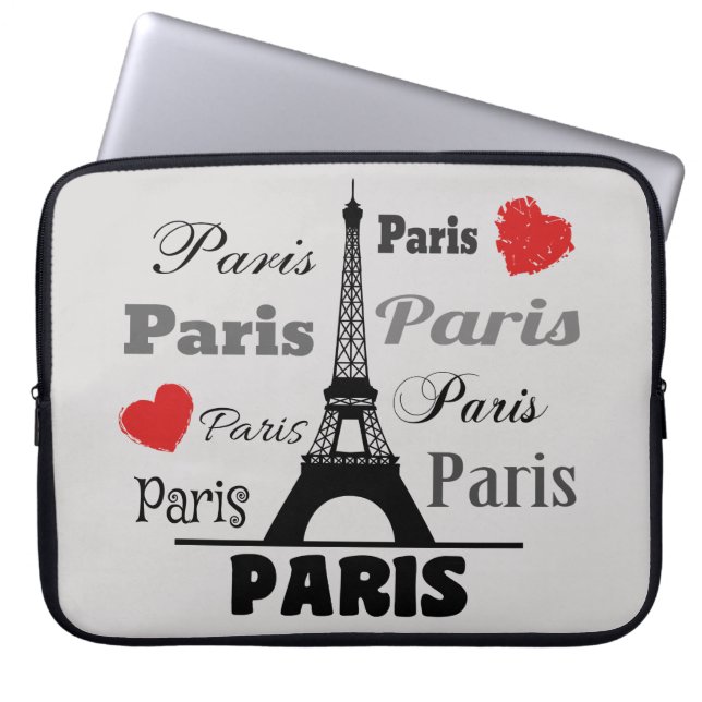 Paris Laptop Sleeve (Front)