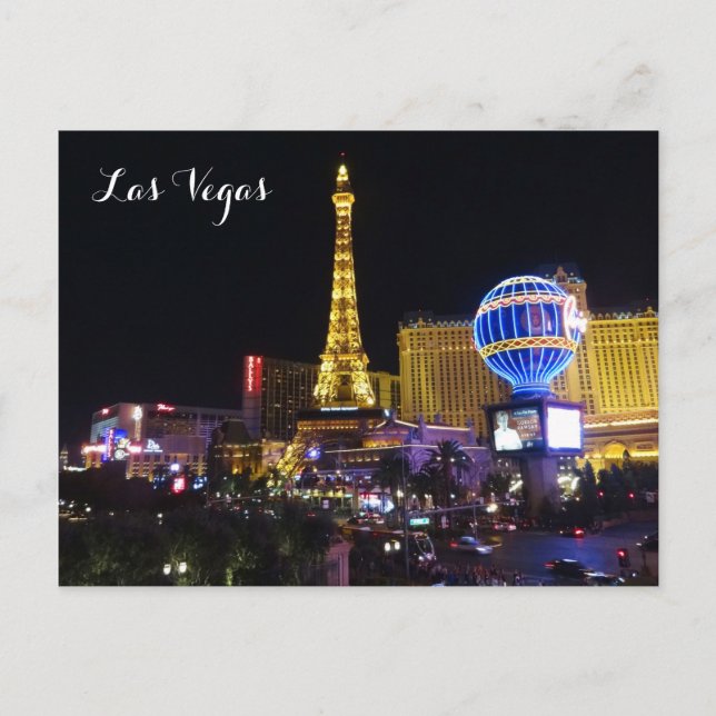 Paris Las Vegas Hotel & Casino #3 Postcard (Front)