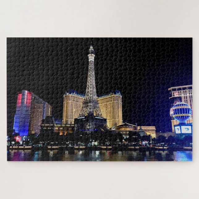 Paris Las Vegas Jigsaw Puzzle (Horizontal)