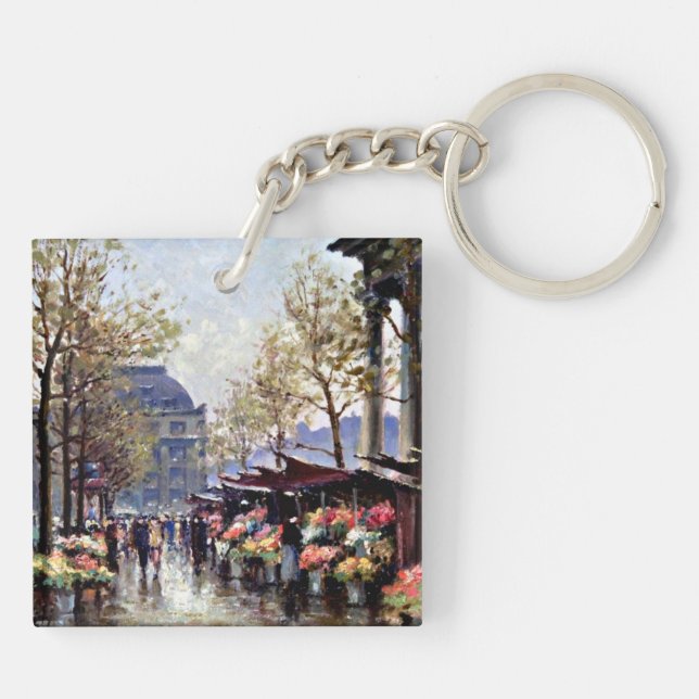 Paris, Le Marché aux Fleurs de La Madeleine (Dos)