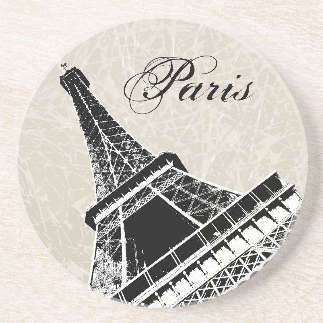 Paris, les dessous de verre de Tour Eiffel (Devant)