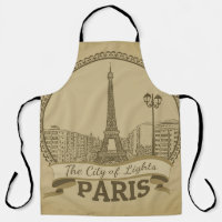 Paris Lights: Vintage Landscape Postcard