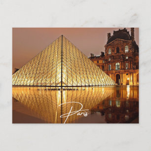 Paris Louvre (Paris) Invitation Postcard