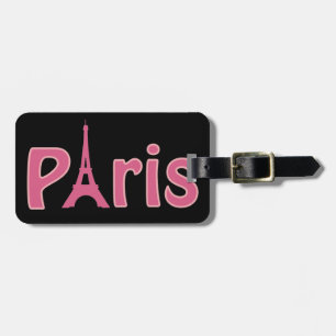 Paris Luggage Tag