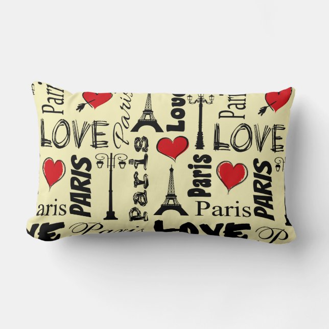 Paris Lumbar Pillow (Front)
