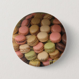 Paris MACARONS 2 Inch Round Button