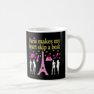 PARIS MAKES MY HEART SKIP A BEAT COFFEE MUG
