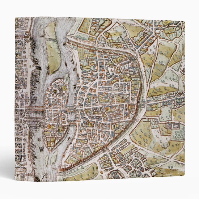 PARIS MAP, 1581 BINDER (Front/Spine)