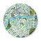 Paris Map Magnet