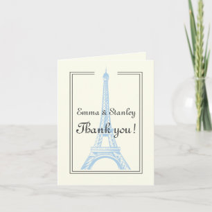 Paris mariage bleu Tour Eiffel ivoire Merci