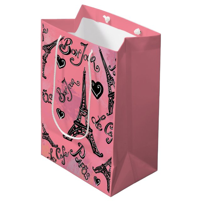 PARIS MEDIUM GIFT BAG (Front Angled)