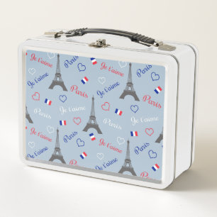 Paris Metal Lunch Box