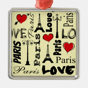 Paris Metal Ornament