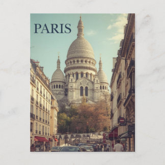 Paris Montmartre Postcard