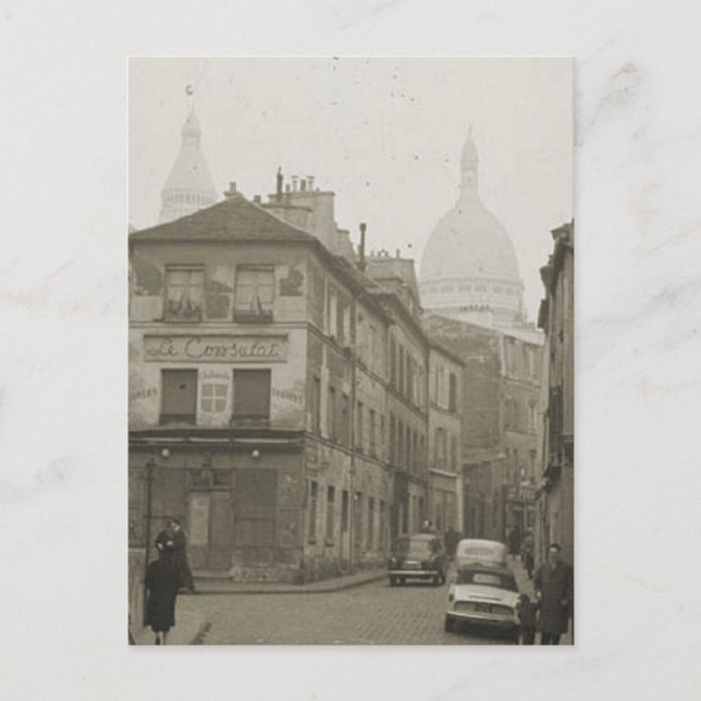 Paris, Montmatre Postcard (Front)