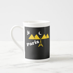 Paris Mugs,; Bone China Mug