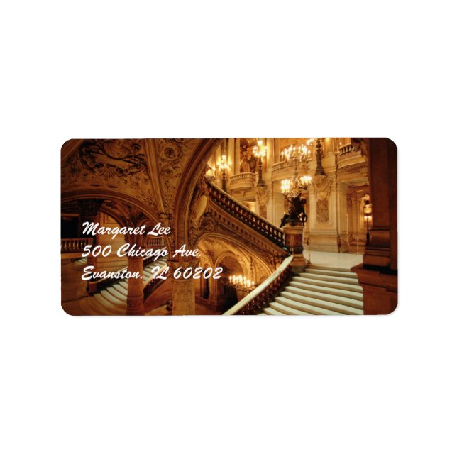 Paris museum label (Front)