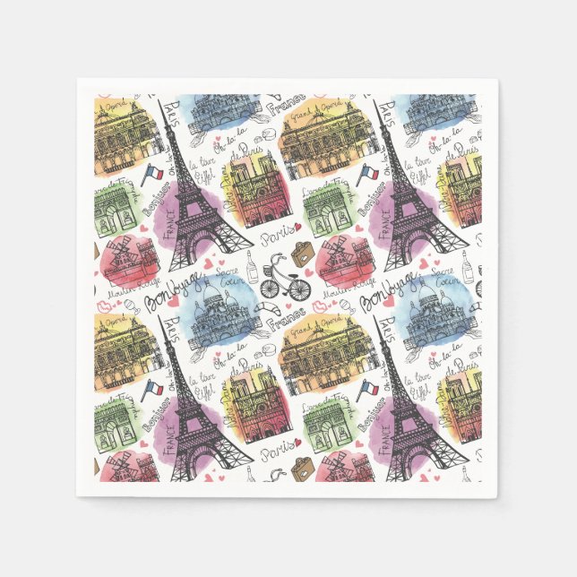 Paris  napkin (Front)