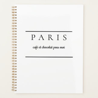 Paris Notebook Planner