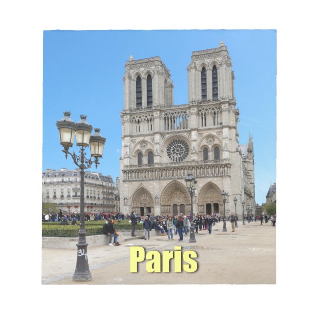 PARIS Notre Dame Notepad (Front)
