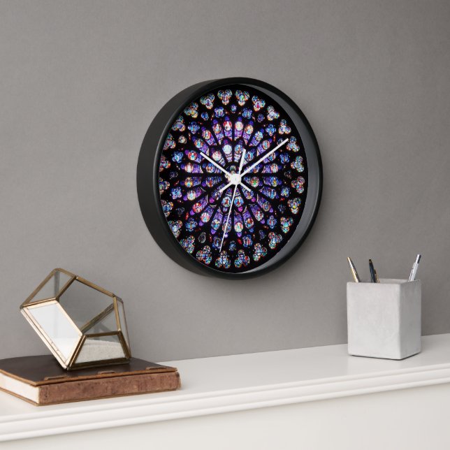 Paris Notre Dame Rosette Clock (Office)